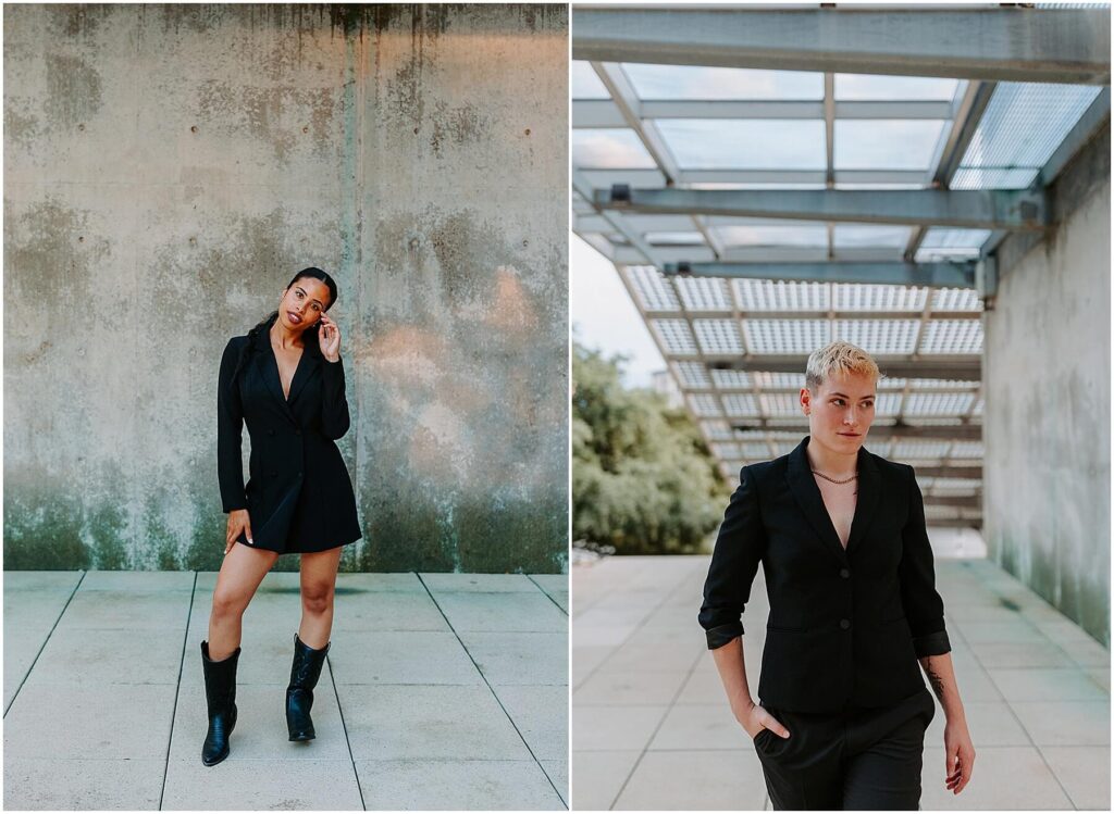 Date Night Delight: Queer Love in AustinVibrant Queer Love: Downtown Austin Photography Emily Wisch