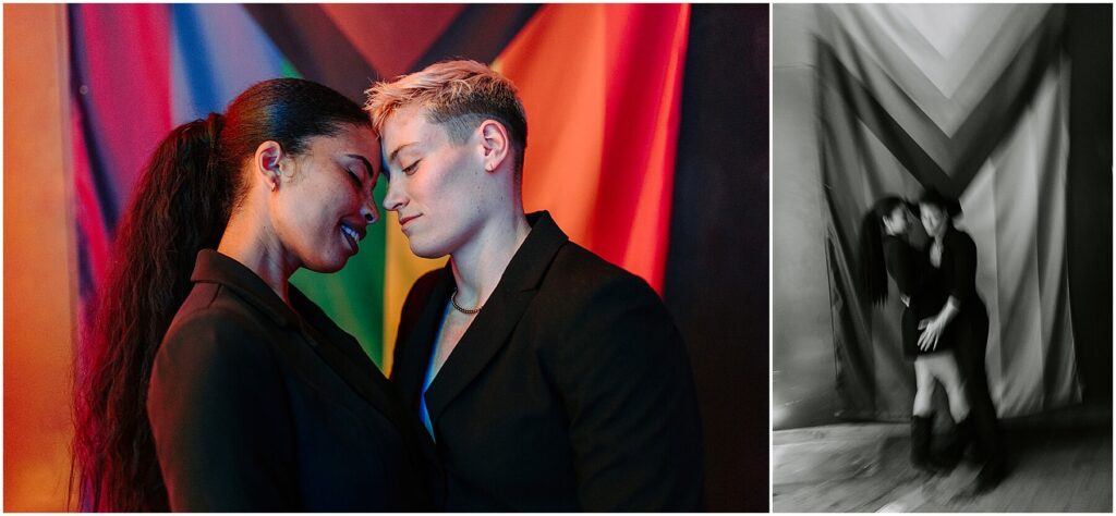 Date Night Delight: Queer Love in AustinVibrant Queer Love: Downtown Austin Photography Emily Wisch