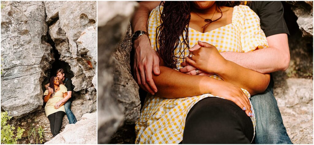 Pedernales Falls State Park Austin Texas Engagement Photo Session Adventure Emily Wisch