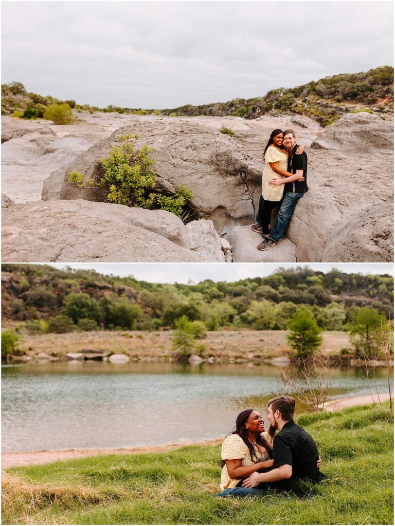 Pedernales Falls State Park Austin Texas Engagement Photo Session Adventure Emily Wisch