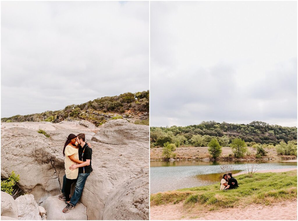 Pedernales Falls State Park Austin Texas Engagement Photo Session Adventure Emily Wisch