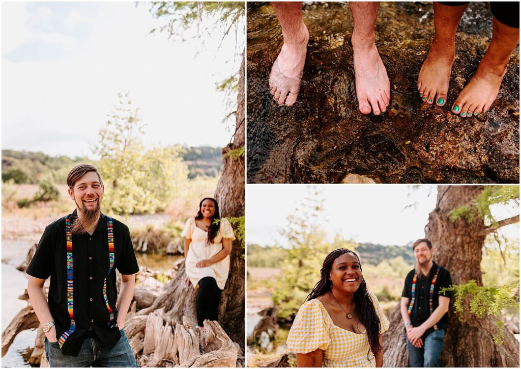 Pedernales Falls State Park Austin Texas Engagement Photo Session Adventure Emily Wisch